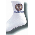 Custom Knit-in Quarter Socks w/ Puff Print Sole (10-13 Large)